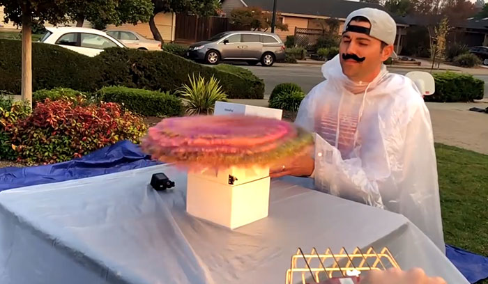 People Were Stealing This Guy's Packages, So He Built A Glitter Fart Spray Package To Get Back At Them